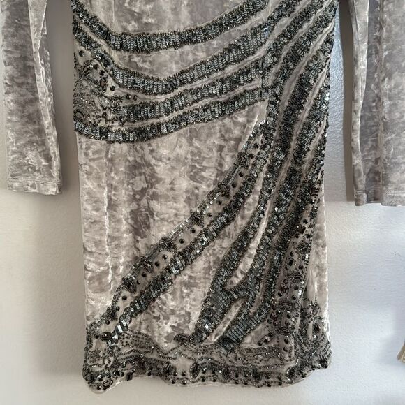 Kimchi Blue Silver Dress EUC - Picture 3 of 8